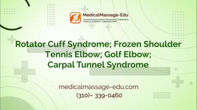 Rotator Cuff Syndrome; Frozen Shoulder Tennis Elbow; Golf Elbow; Carpal Tunnel Syndrome